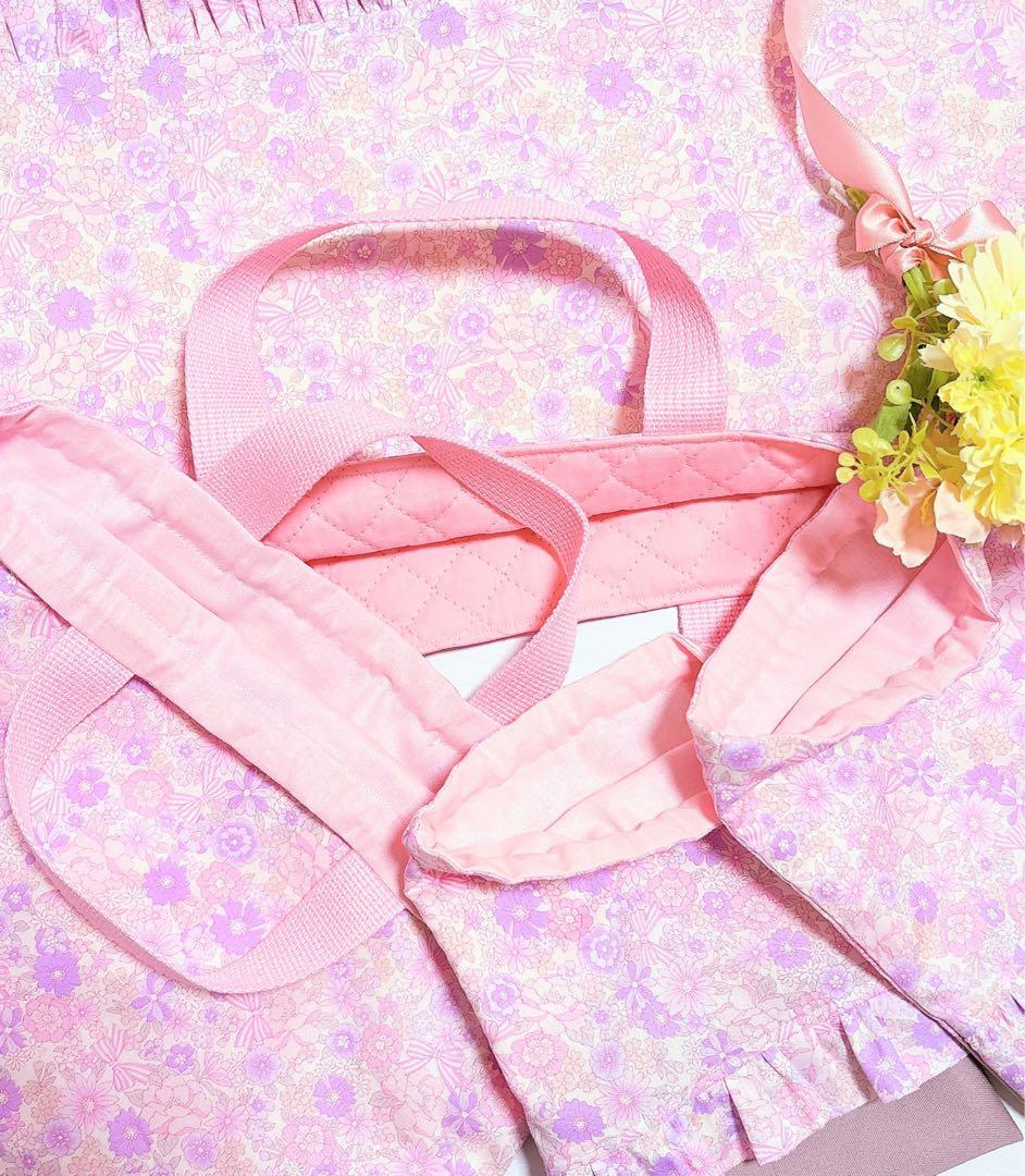 レッスンバッグ　ʚ♥ɞ給食袋　コップ袋　体操着袋　ハンドメイド　入園入学