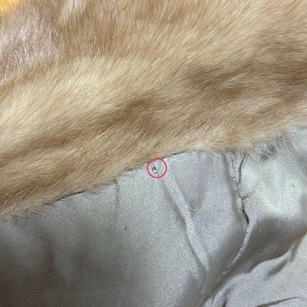 ヴィンテージ 毛皮 ミンクファー リアルファー ケープコート 羽織り S737