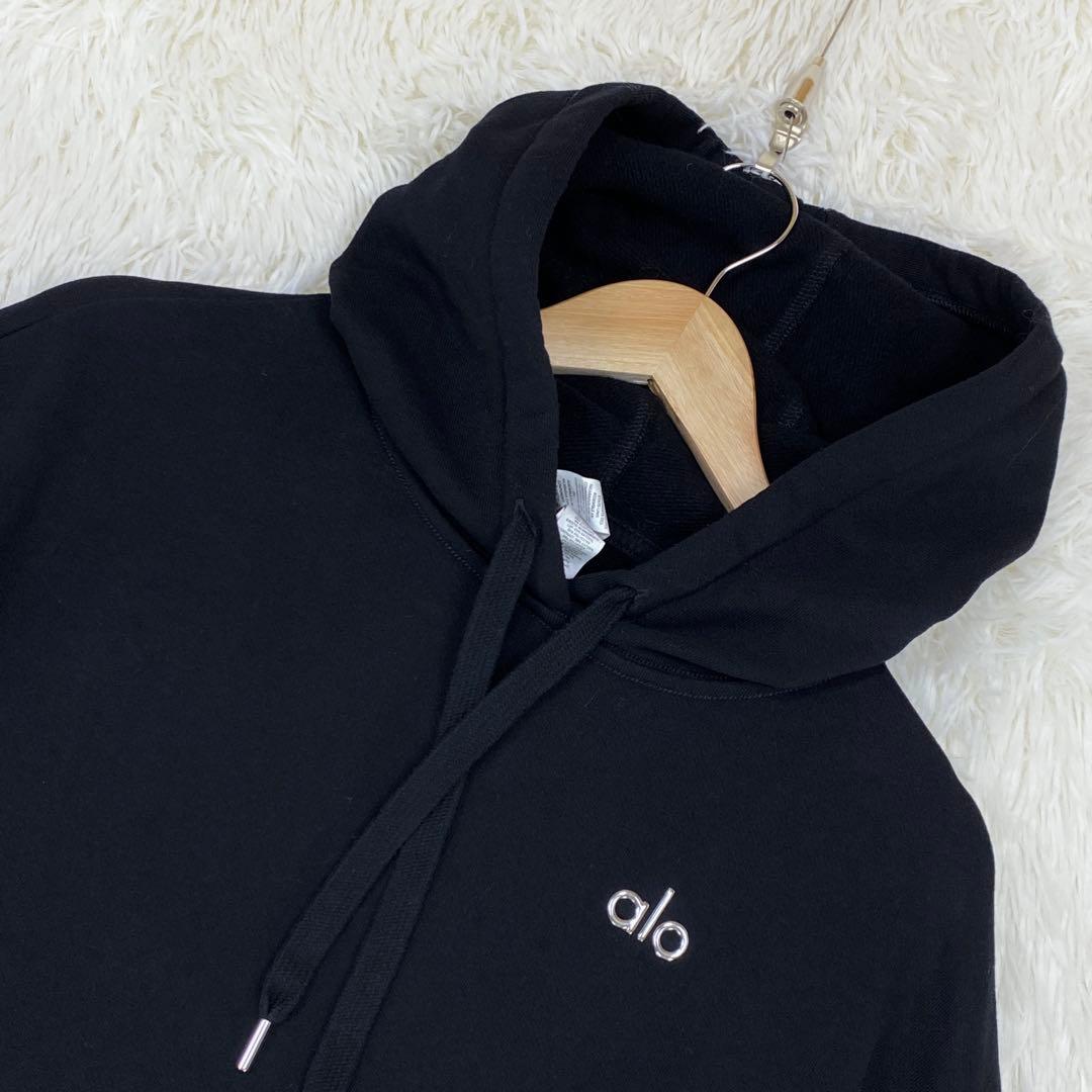 『alo yoga』 (XS) フード付き パーカー