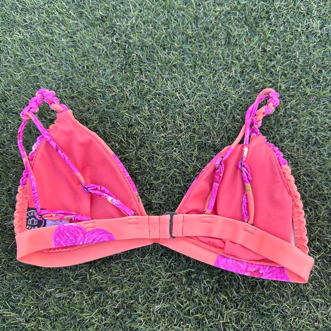 みーちゃんALEXIA STAM アリシアスタン花柄オレンジ水着 M上下