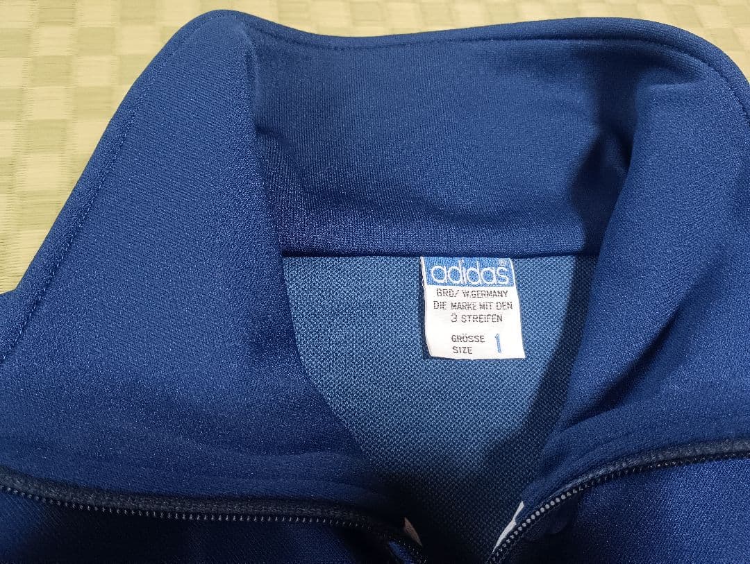 緊急値下げ70s adidas ピステ・ウィンドブレーカー S ネイビー/グレー