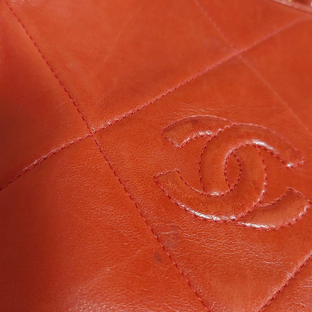 美品・希少品⭐シャネルマトラッセココマークタッセルチェーンレザーショルダーバッグ