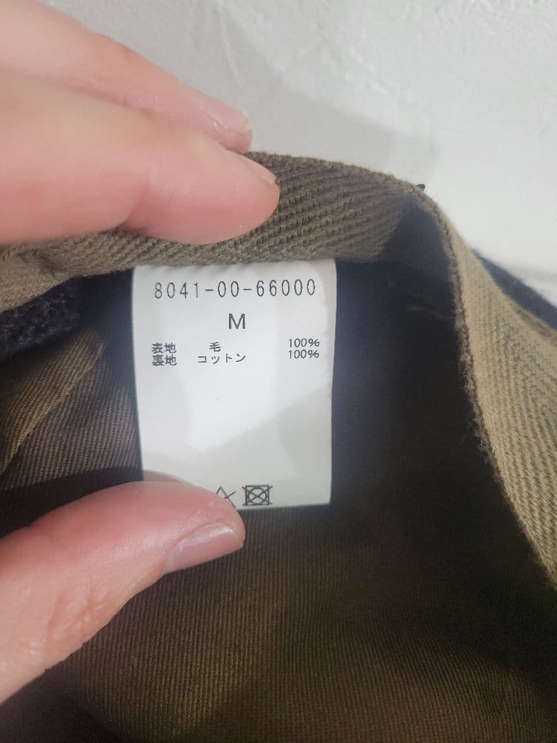 Nigel Cabourn ウール キャスケット ネイビー Mサイズ