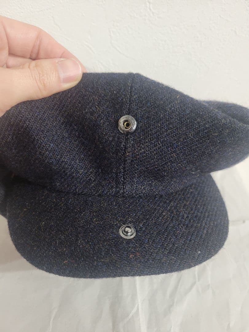 Nigel Cabourn ウール キャスケット ネイビー Mサイズ