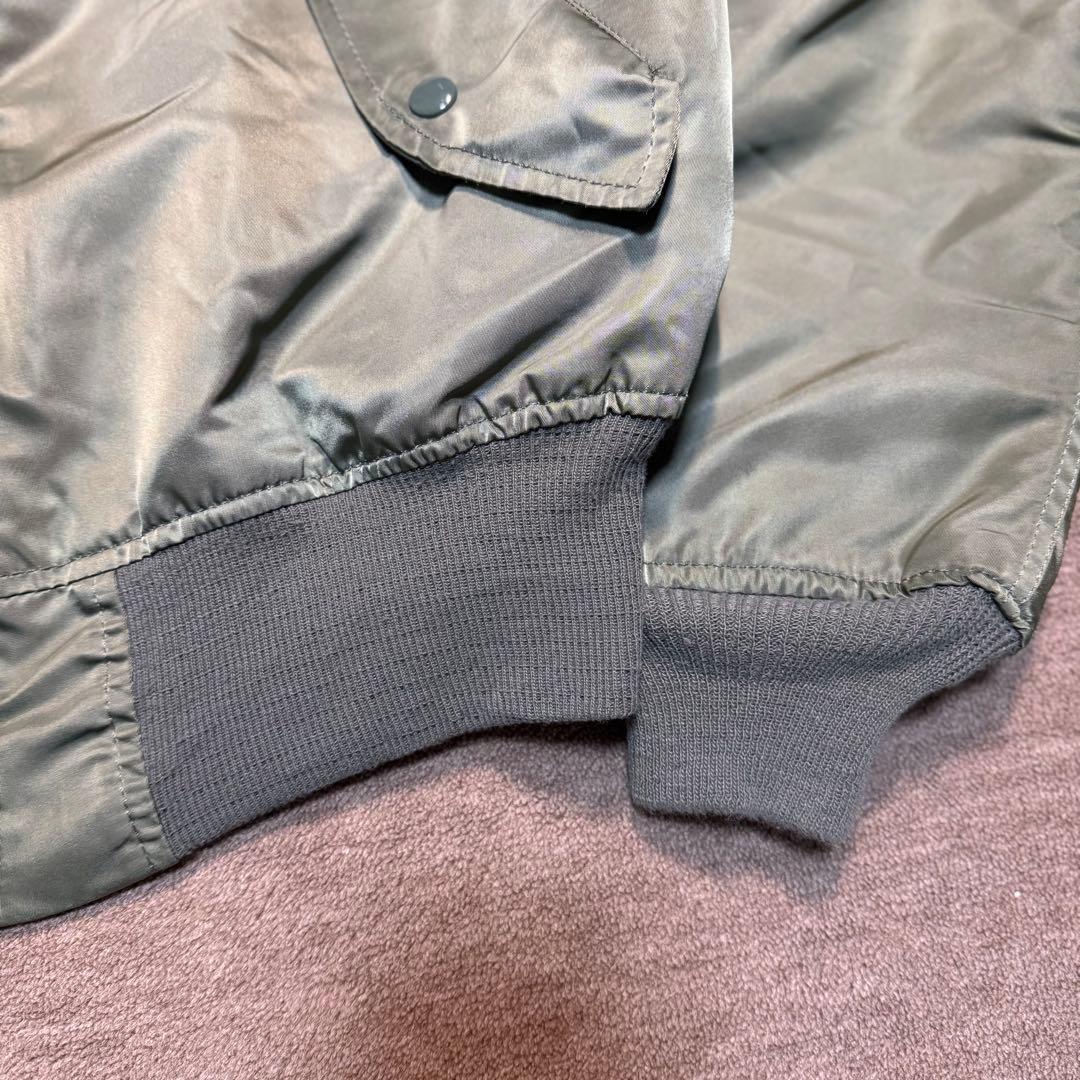 【USA製】 アルファ MA-1 90s フライトジャケット リバーシブル 短丈