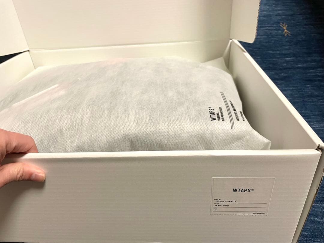 最終値下 新品未使用 WTAPS x Alpha MA-1 オリーブ S