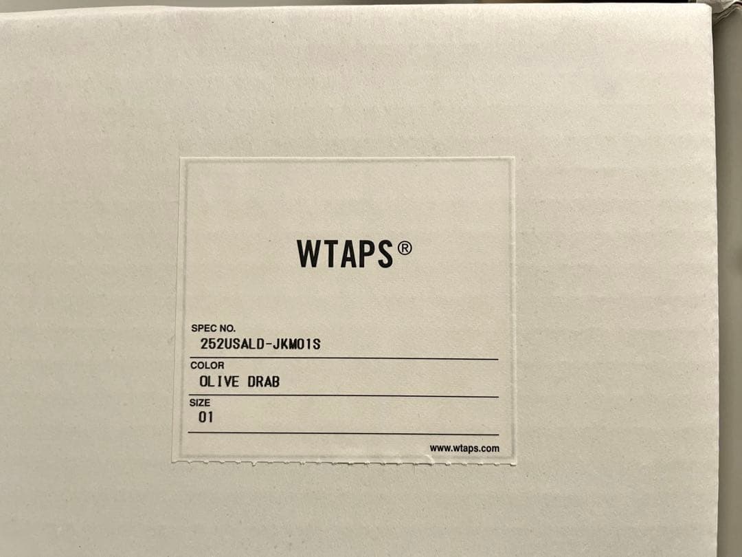 最終値下 新品未使用 WTAPS x Alpha MA-1 オリーブ S