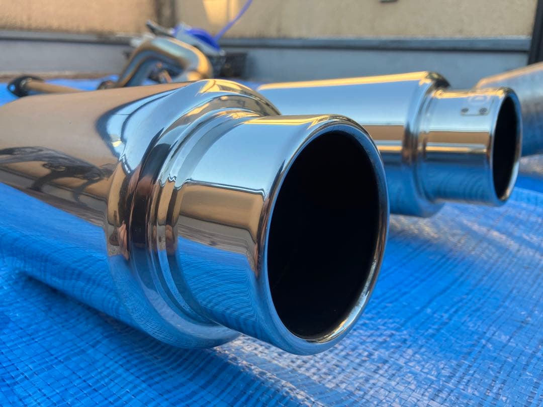 【直接取引限定】取引場所拡大)コペンL880K Dスポーツマフラー Type-Ⅱ