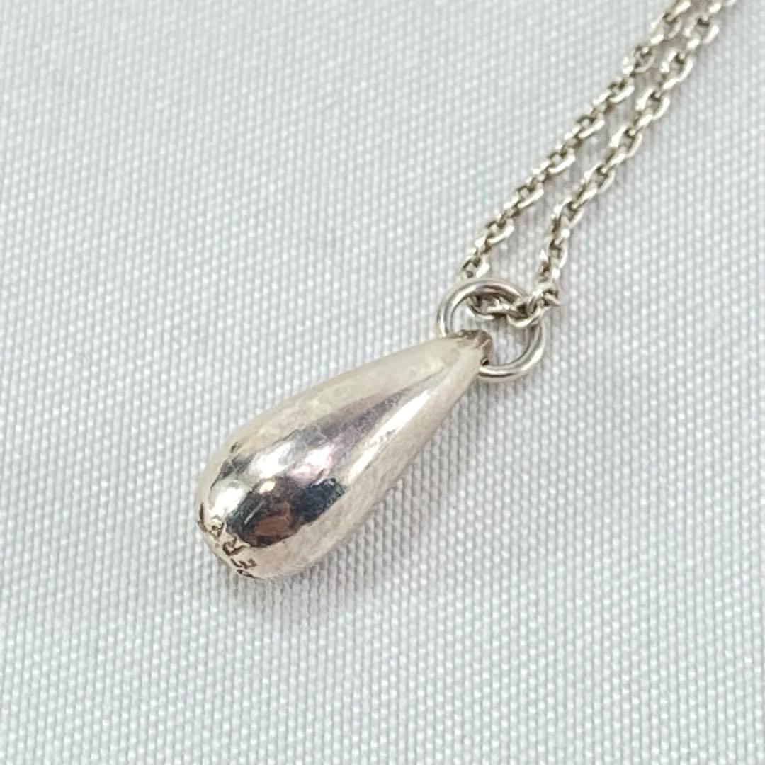 【美品】Tiffanyティファニー　ネックレス　ティアドロップ　エルサペレッティ