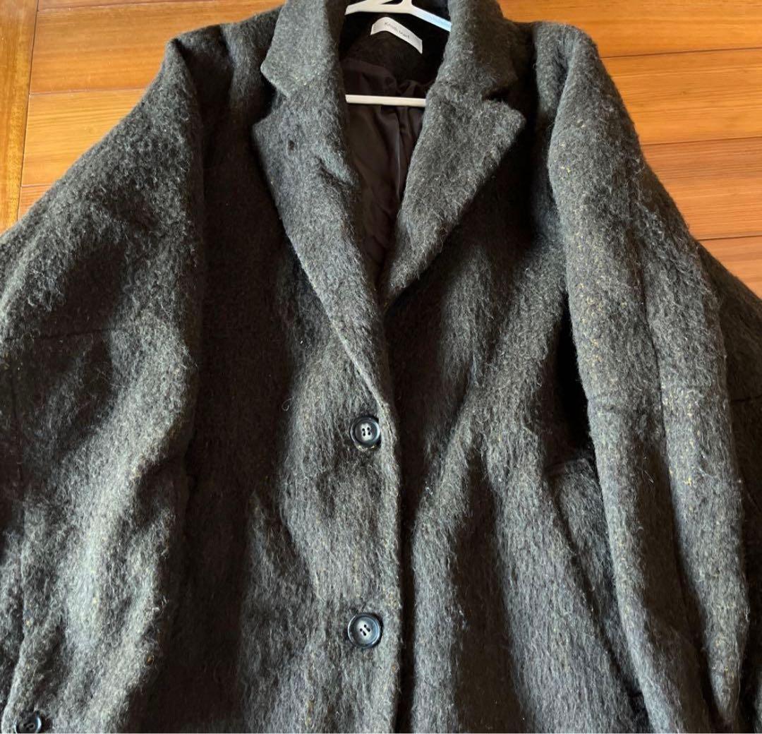 ジャケット・アウター knuthmarf / mix shaggy outer / brown