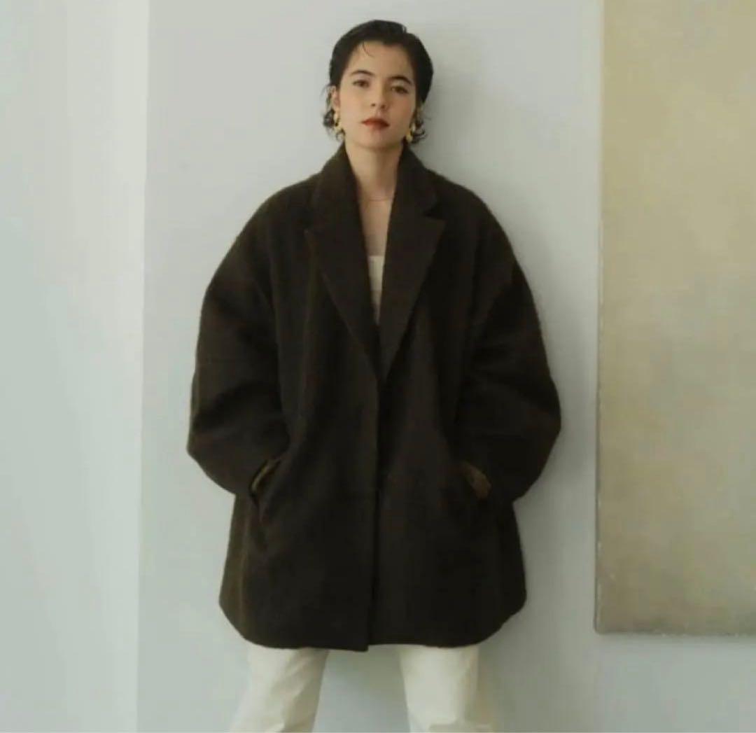 ジャケット・アウター knuthmarf / mix shaggy outer / brown