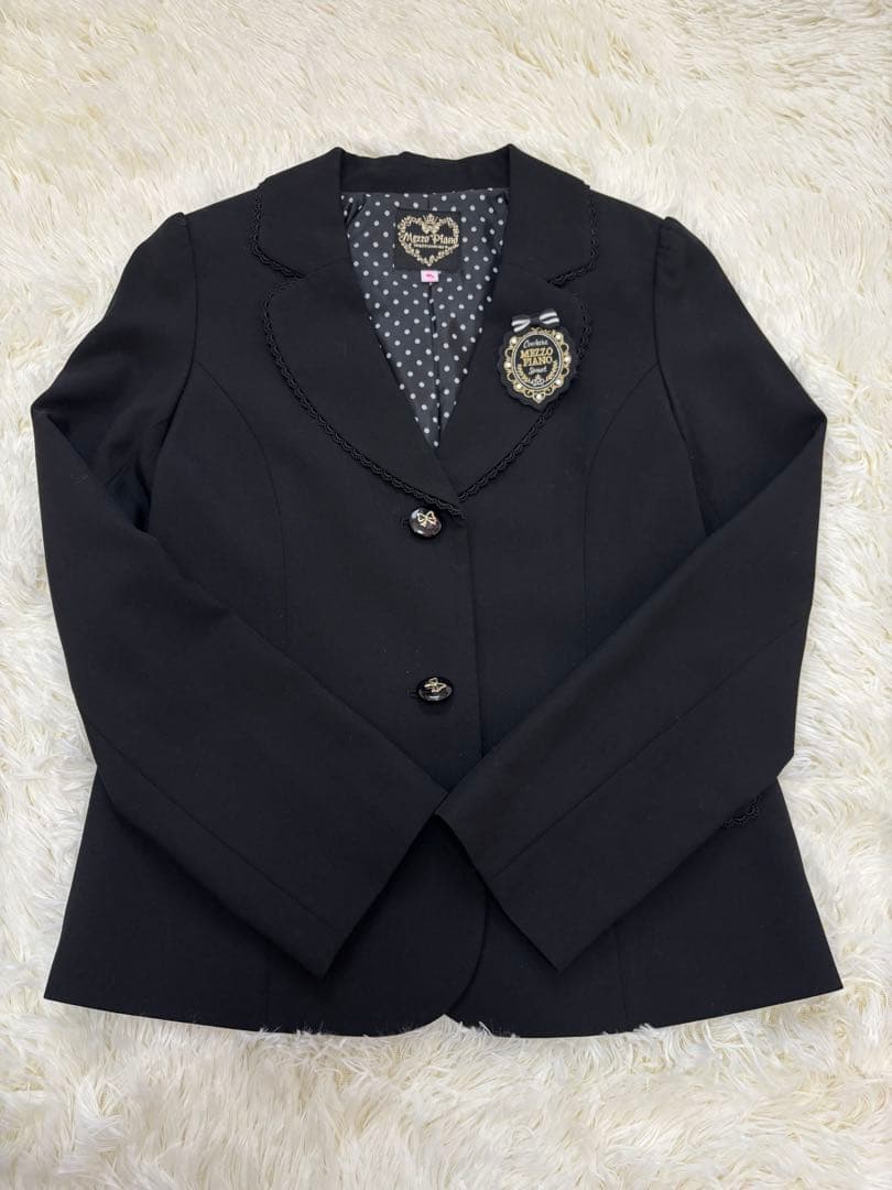 ✨極美品✨mezzo piano メゾピアノ　女の子用フォーマルスーツ 160
