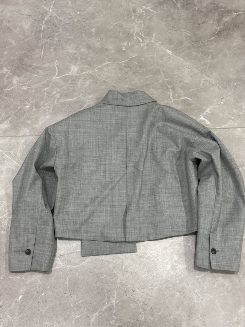 ENFÖLD（エンフォルド）ショートジャケット／サイズ38／グレー