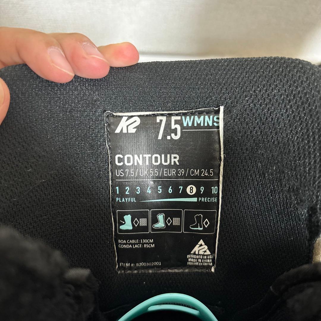 《カリカリ梅》K2スノボブーツ20-21CONTOUR BOA24.5cm