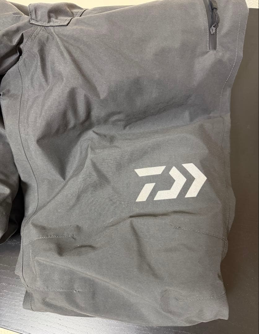 ダイワDAIWA ゴアテックス　防寒パンツ メンズM グレー　専用サスペンダー付