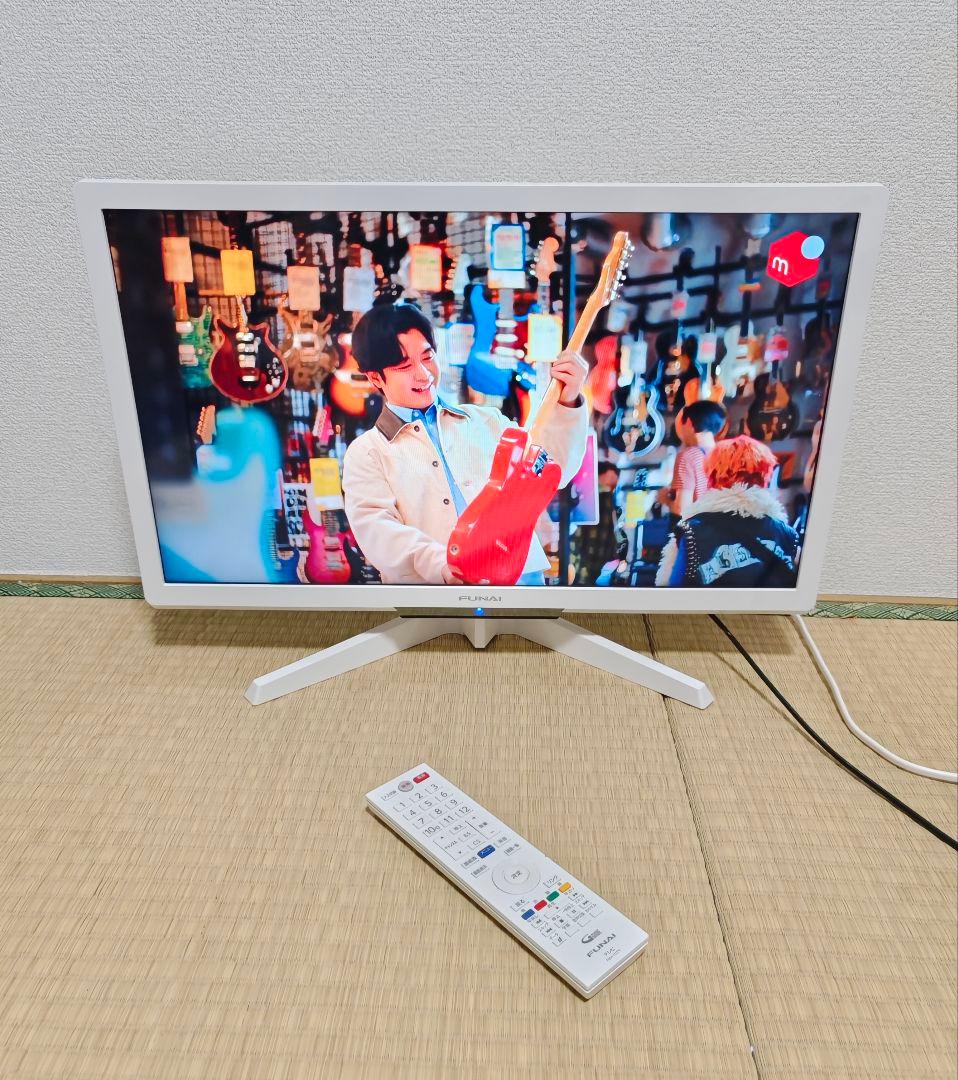 500GB録画HDD内蔵 フナイ 24型 液晶テレビ 2020年製✨新品に近い