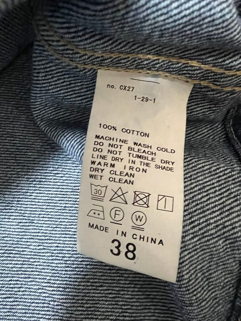 マヌカハニー plage coverall デニムカバーオール38