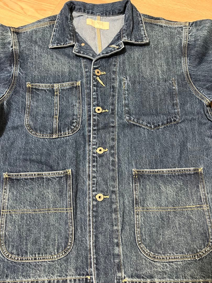 マヌカハニー plage coverall デニムカバーオール38