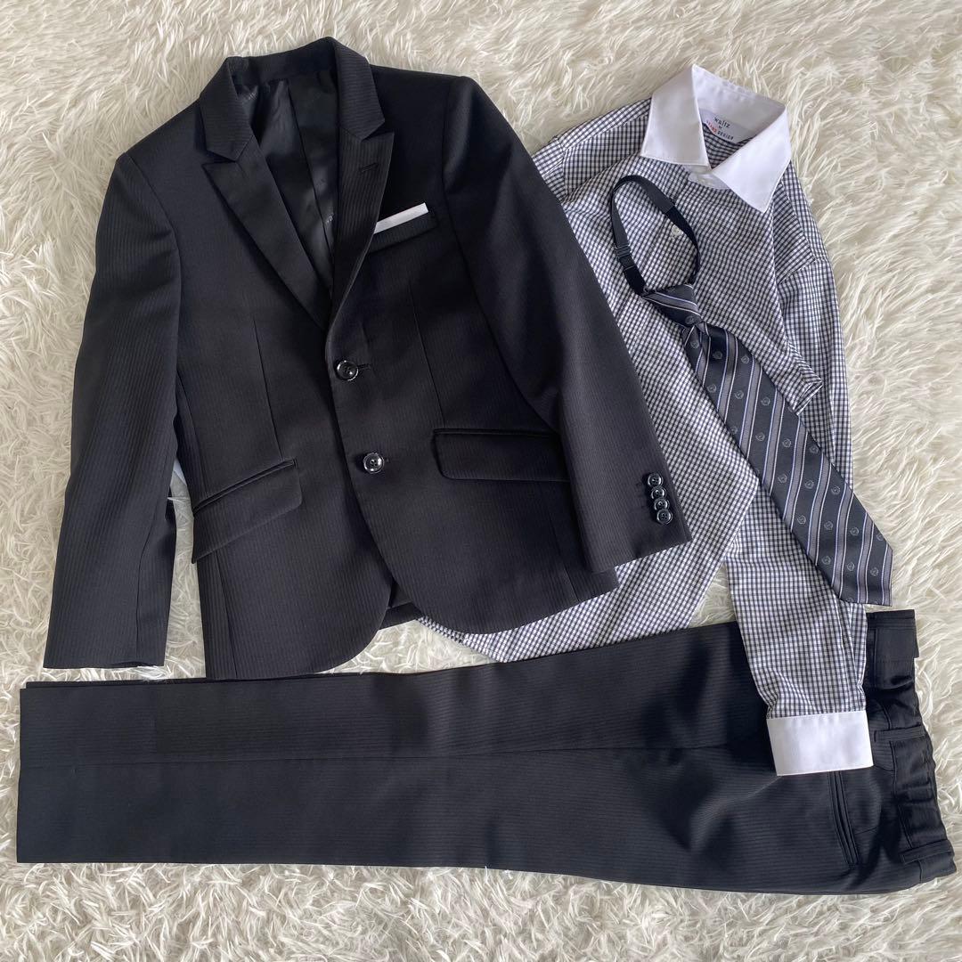 未使用に近い✨ビームス フォーマル セレモニー スーツ4点セット　140cm 黒