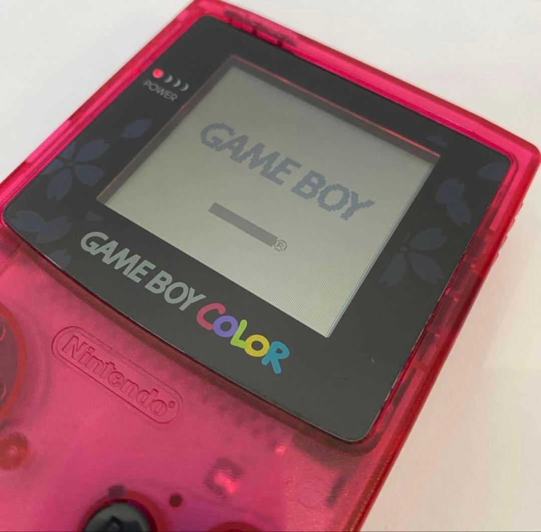 【美品】希少　ゲームボーイカラー　サクラ大戦記念モデル　チェリーレッド　GBC