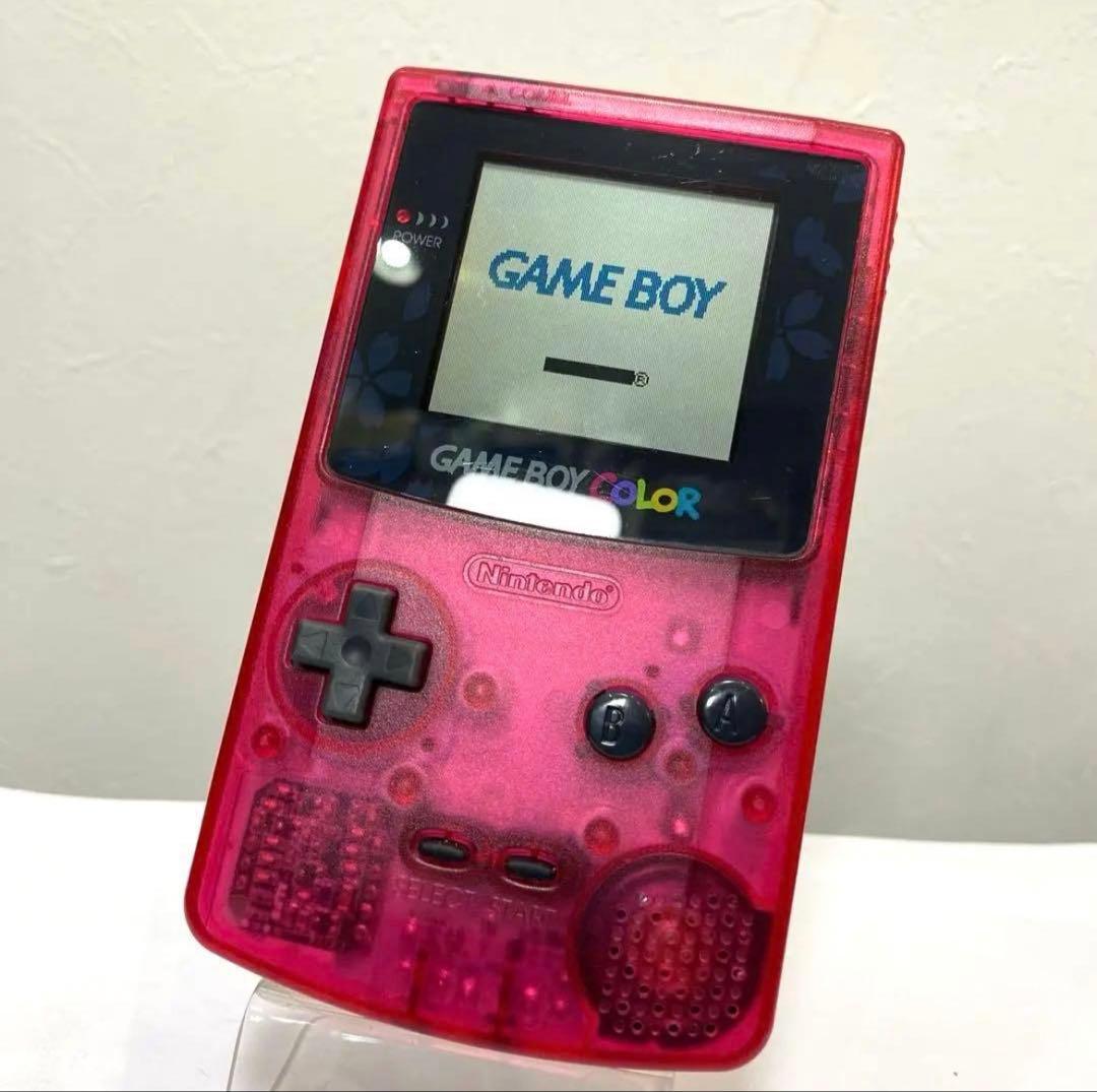【美品】希少　ゲームボーイカラー　サクラ大戦記念モデル　チェリーレッド　GBC