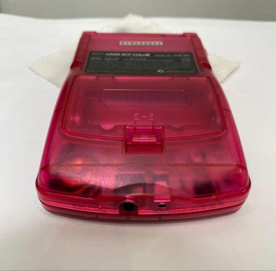 【美品】希少　ゲームボーイカラー　サクラ大戦記念モデル　チェリーレッド　GBC