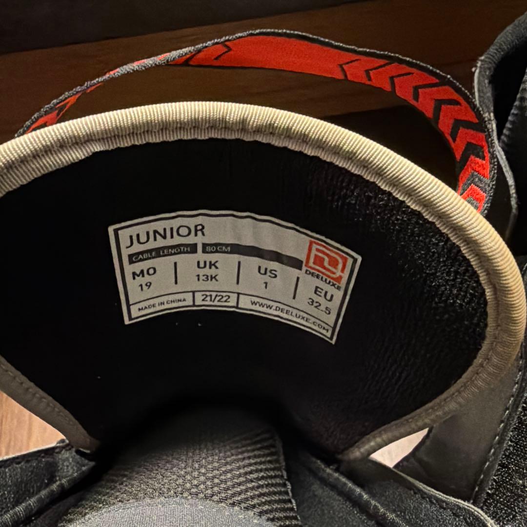 DEELUXE 子ども用スノーボードブーツ 19.0 21/22