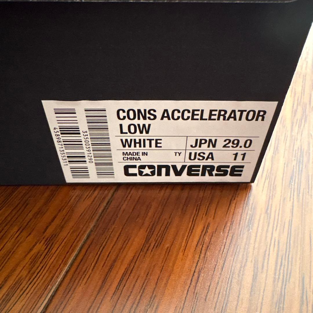 CONVERSE CONS ACCELERATOR LOW ホワイト
