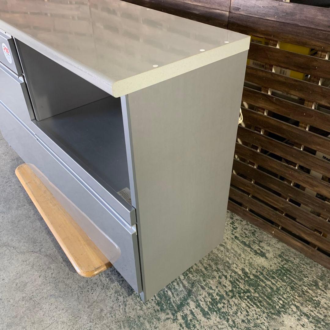 H682 キッチンボード キッチンカウンター 収納 幅1350mm