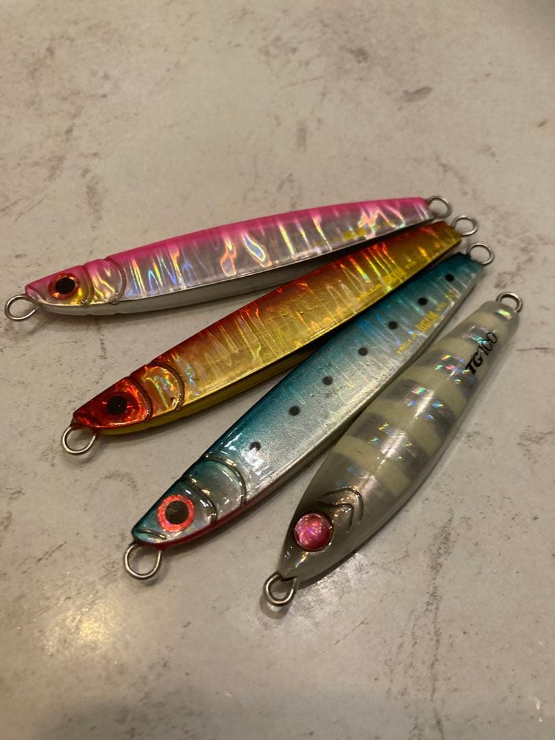 ザウルス　ヒラジグラTG 80g ハヤブサ　ジャックアイTG100g