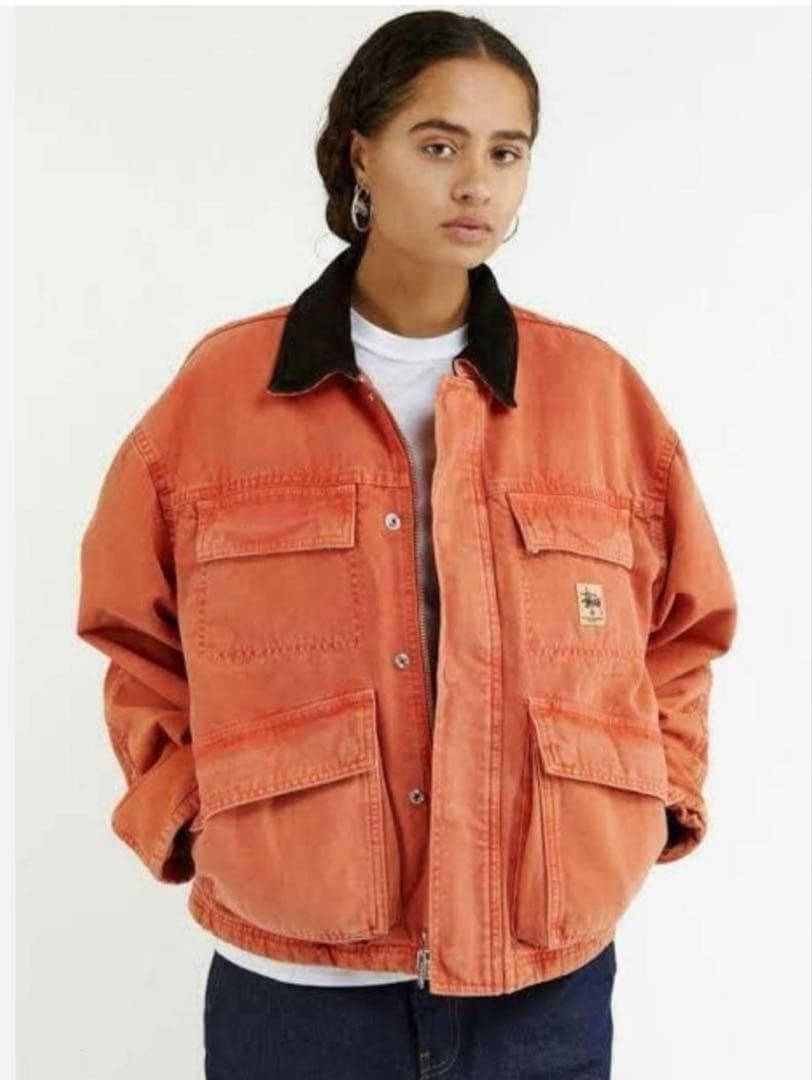 【HM 0416】stussy washed jacket