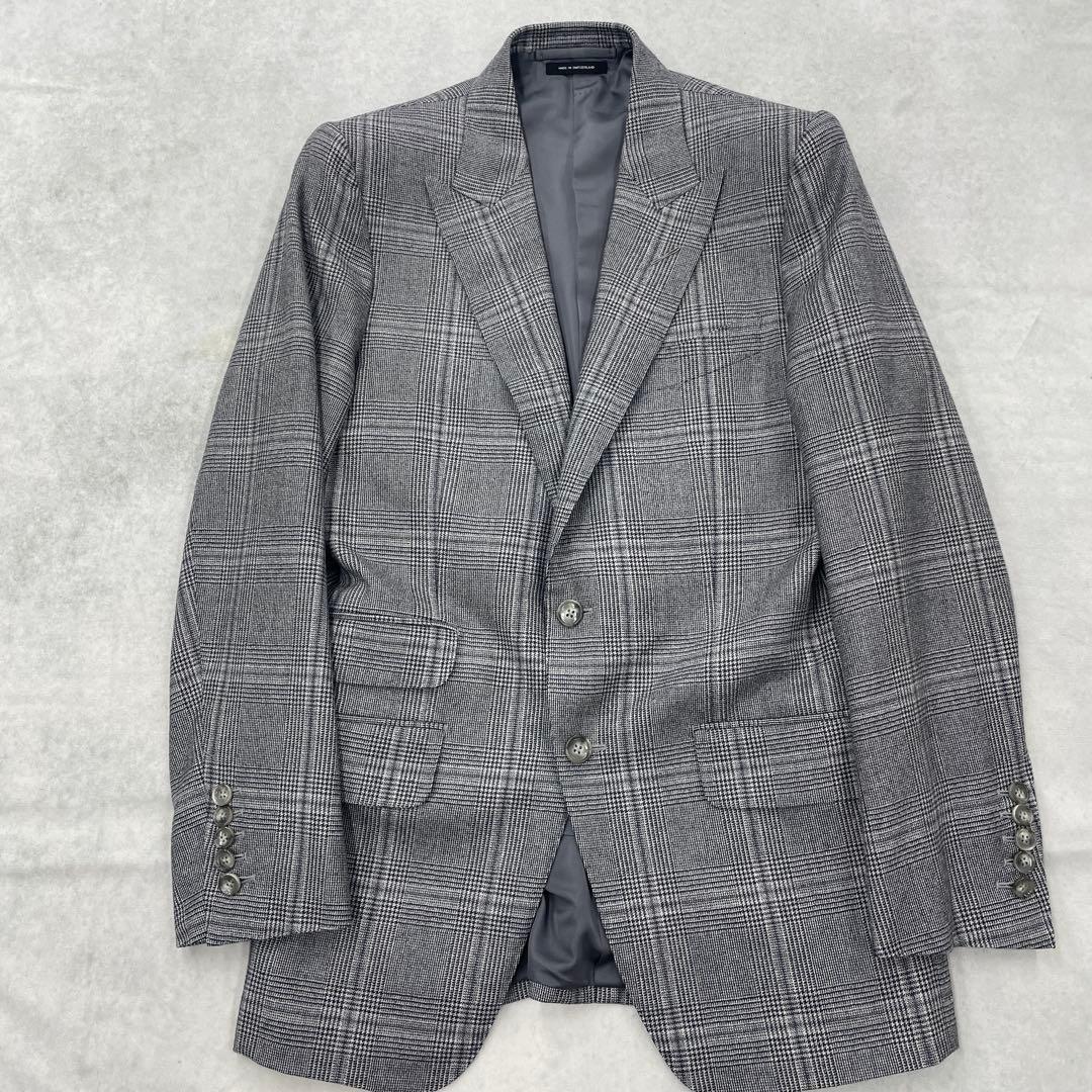 L*9様 TOM FORD FIT-Y 3ピース グレンチェック 純正ハンガー付