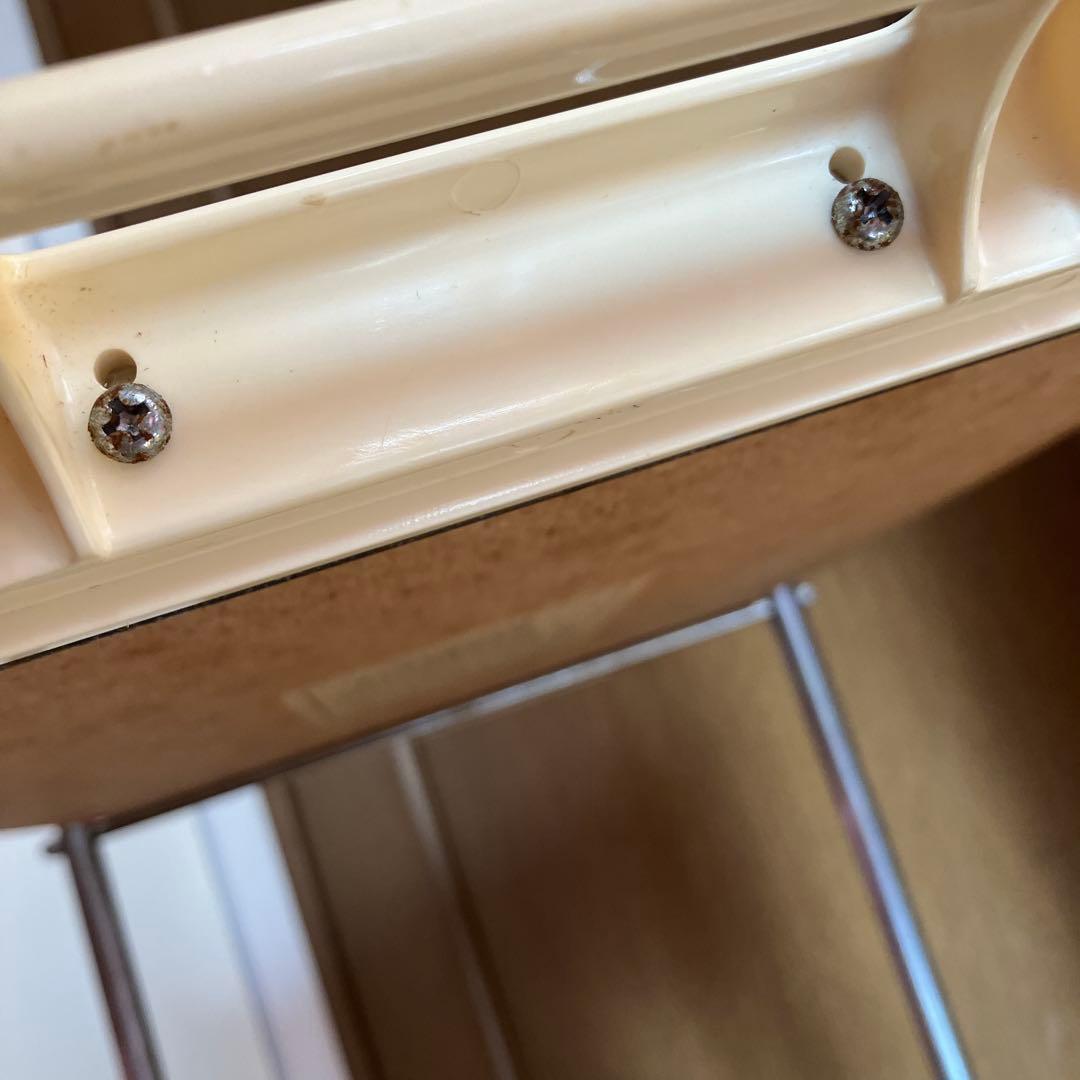 レトロ　花柄　キッチンワゴン