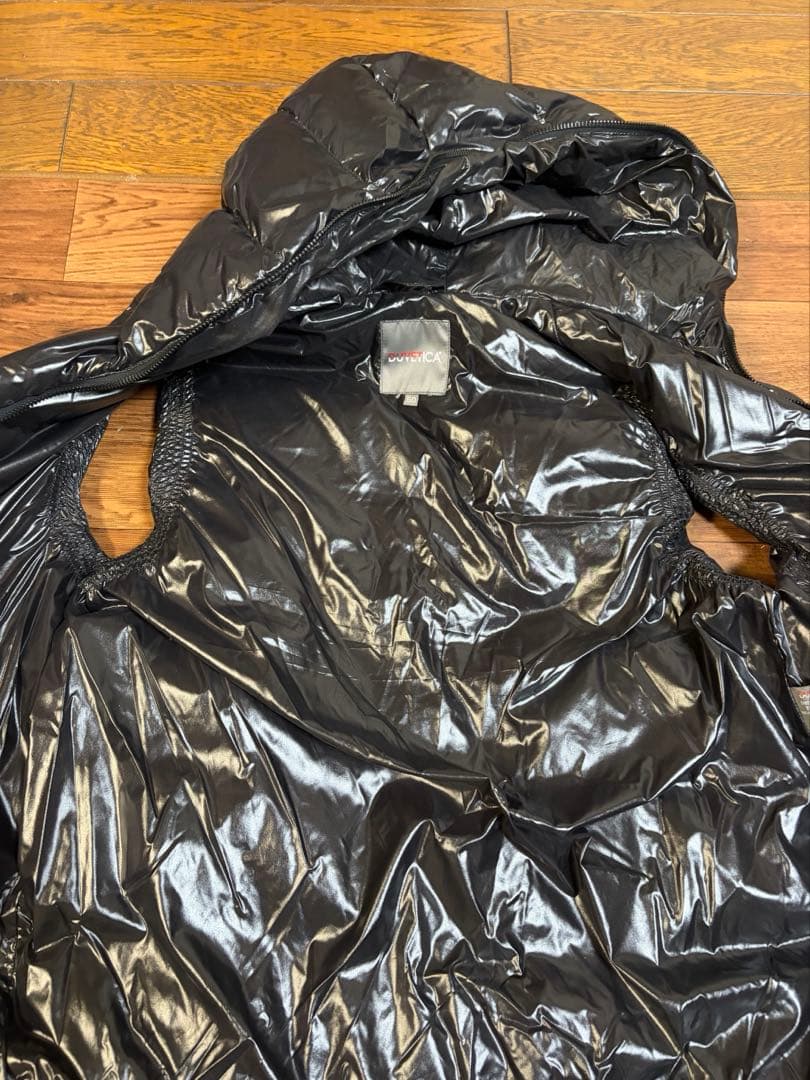 DUVETICA フード付きダウンベスト 50 黒