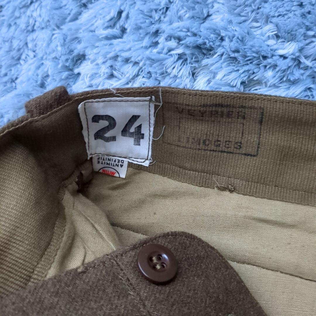 50年代　フランス軍　m52 スラックス　ウールパンツ