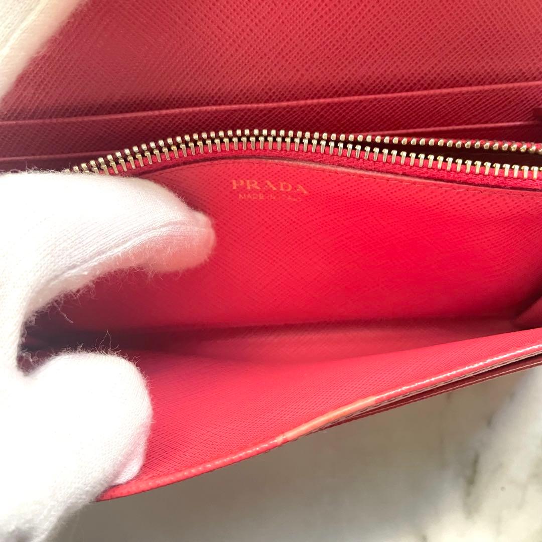 PRADA プラダ　マルチカラー　サフィアーノ　長財布　極美品　0115-①