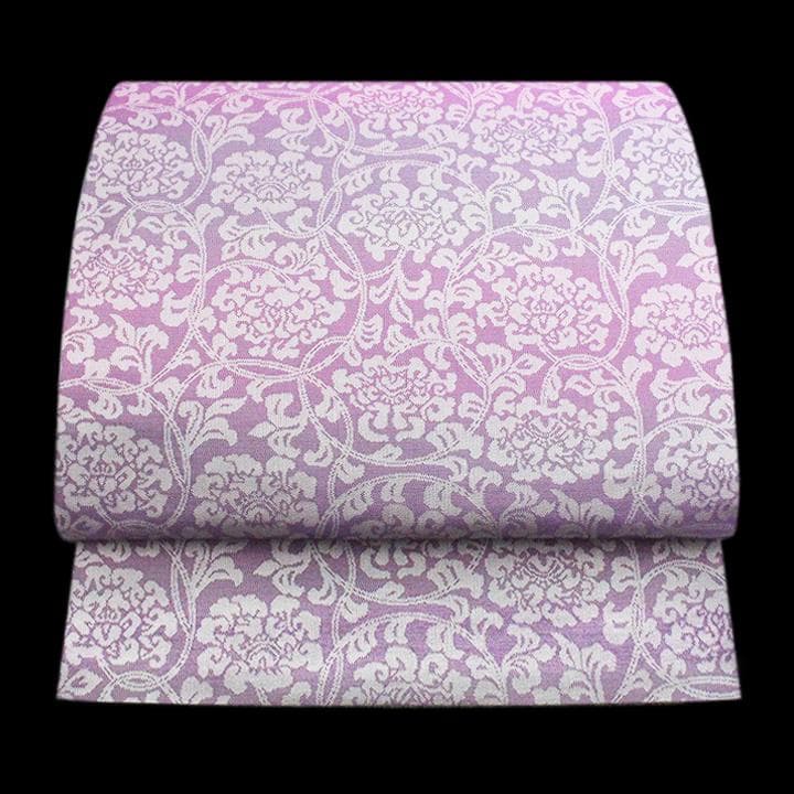 リバーシブル【本金・全通柄】　エレガントな【有職文様】　新品の【長尺】本袋帯です