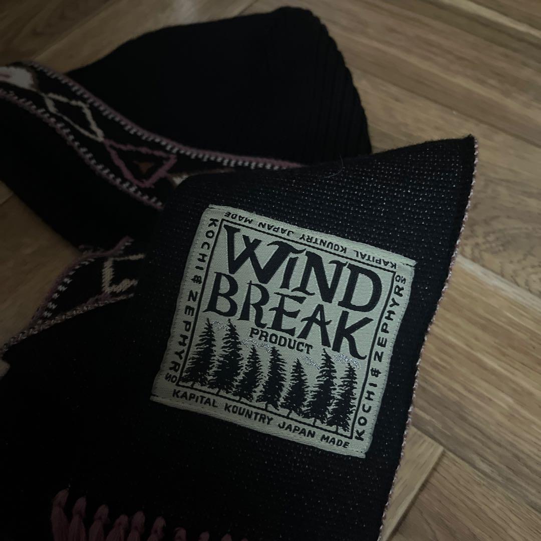 KAPITAL |キャピタル 7G綿ニットモルジブゲイルニットキャップマフラー