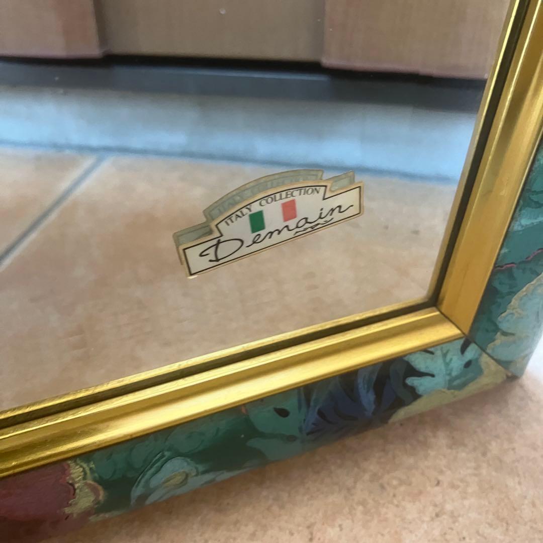レア！　ドマンDemain イタリア製　ウォールミラー 　アンティーク　姿見　鏡