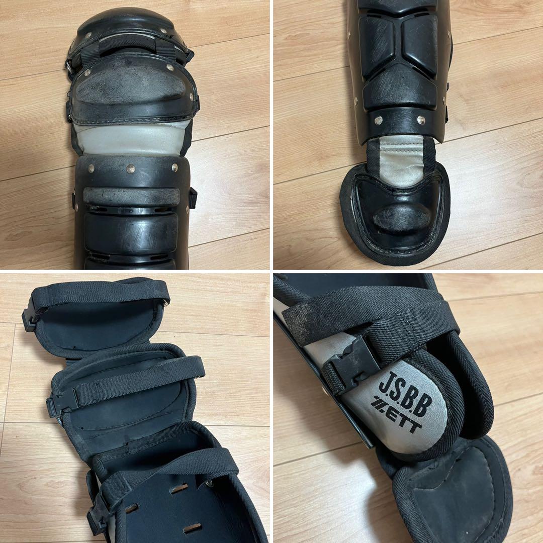 【良品】ZETT 一般軟式キャッチャー防具セット