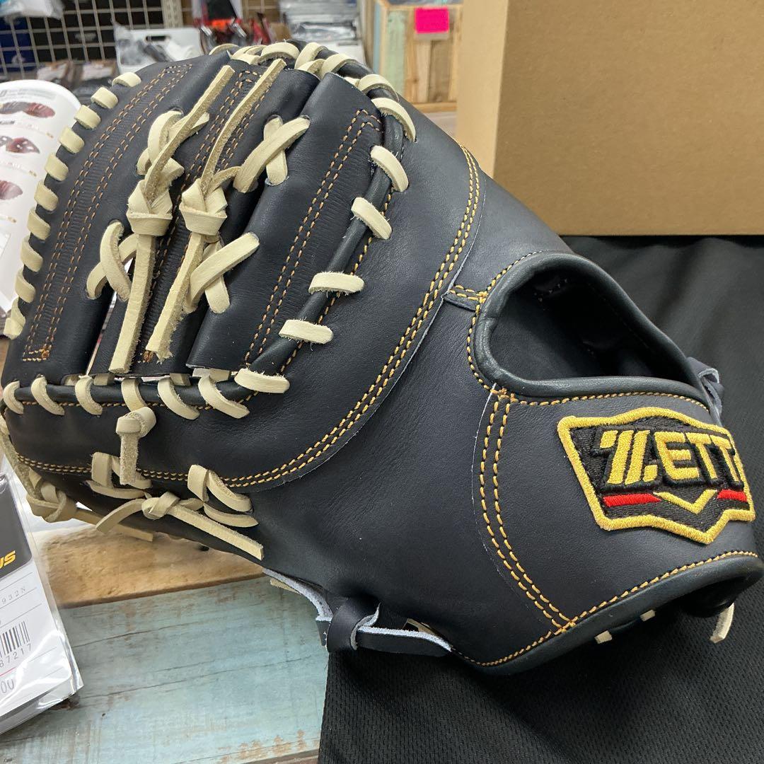 ゼットプロステイタス硬式ファーストミット左用　湯もみ型付けサービス