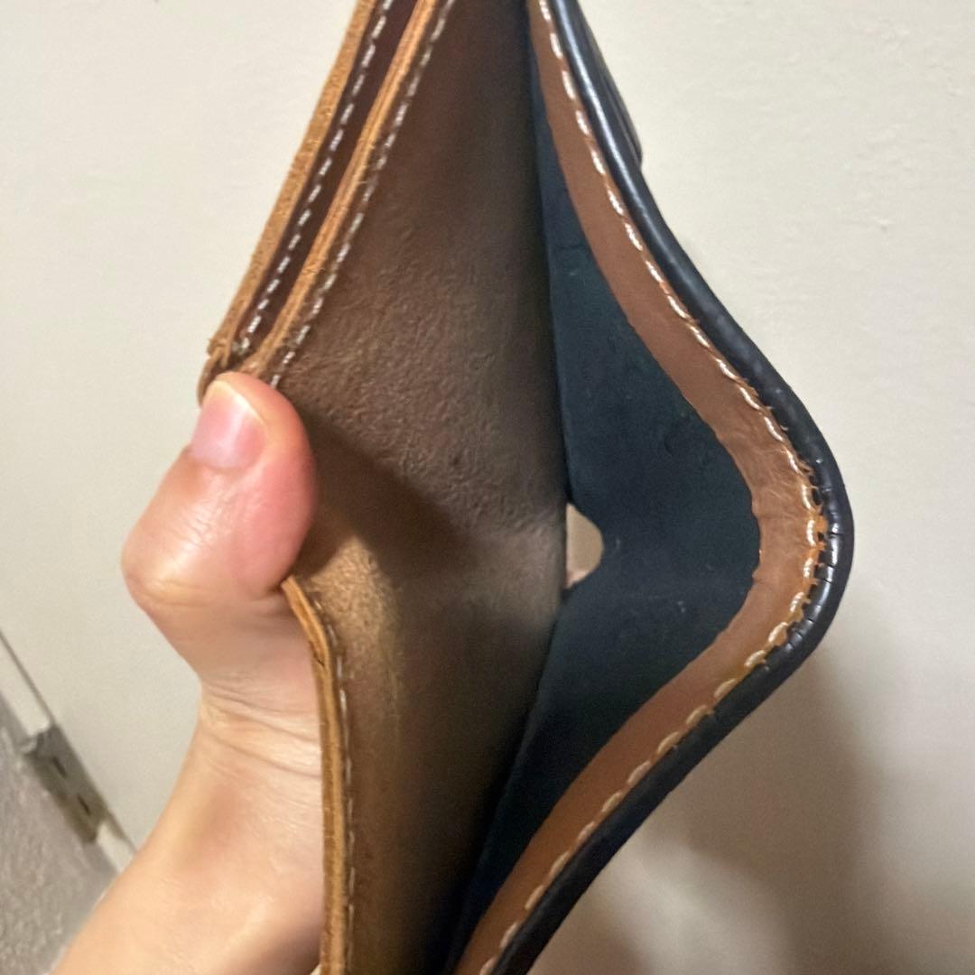 Red Wing黒のレザー二つ折り財布