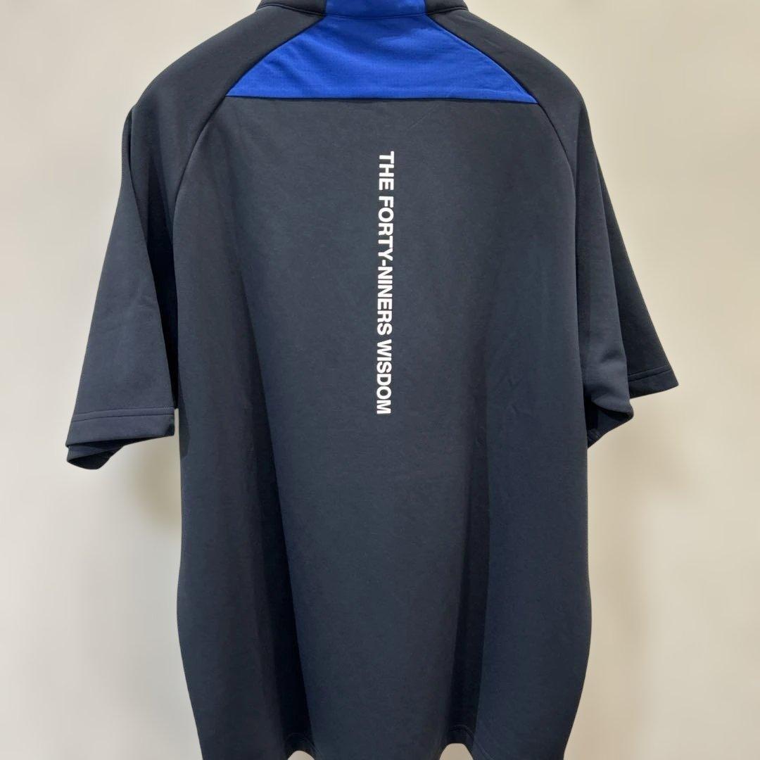 新品❤️FORTYNINERS ジップアップシャツ ブラック