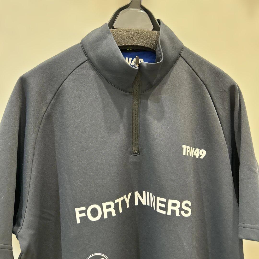 新品❤️FORTYNINERS ジップアップシャツ ブラック