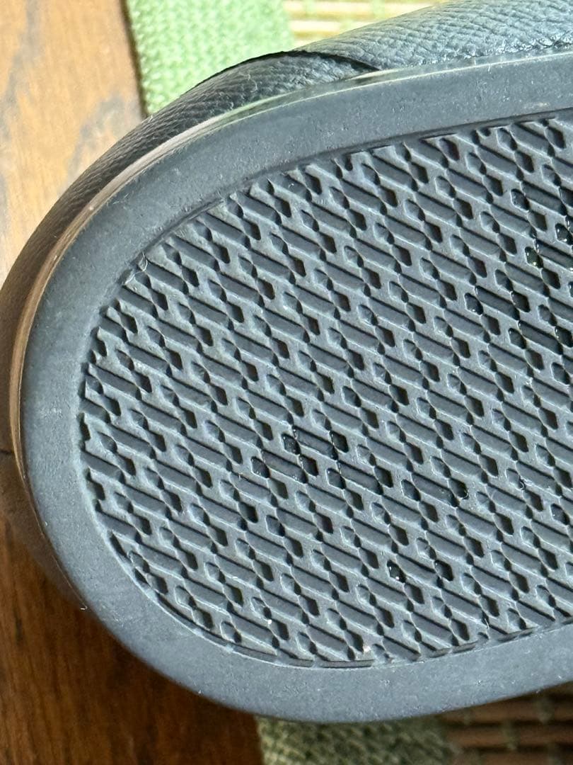 HERMES 黒レザー ビジネスシューズEU42.5JP27.5cm