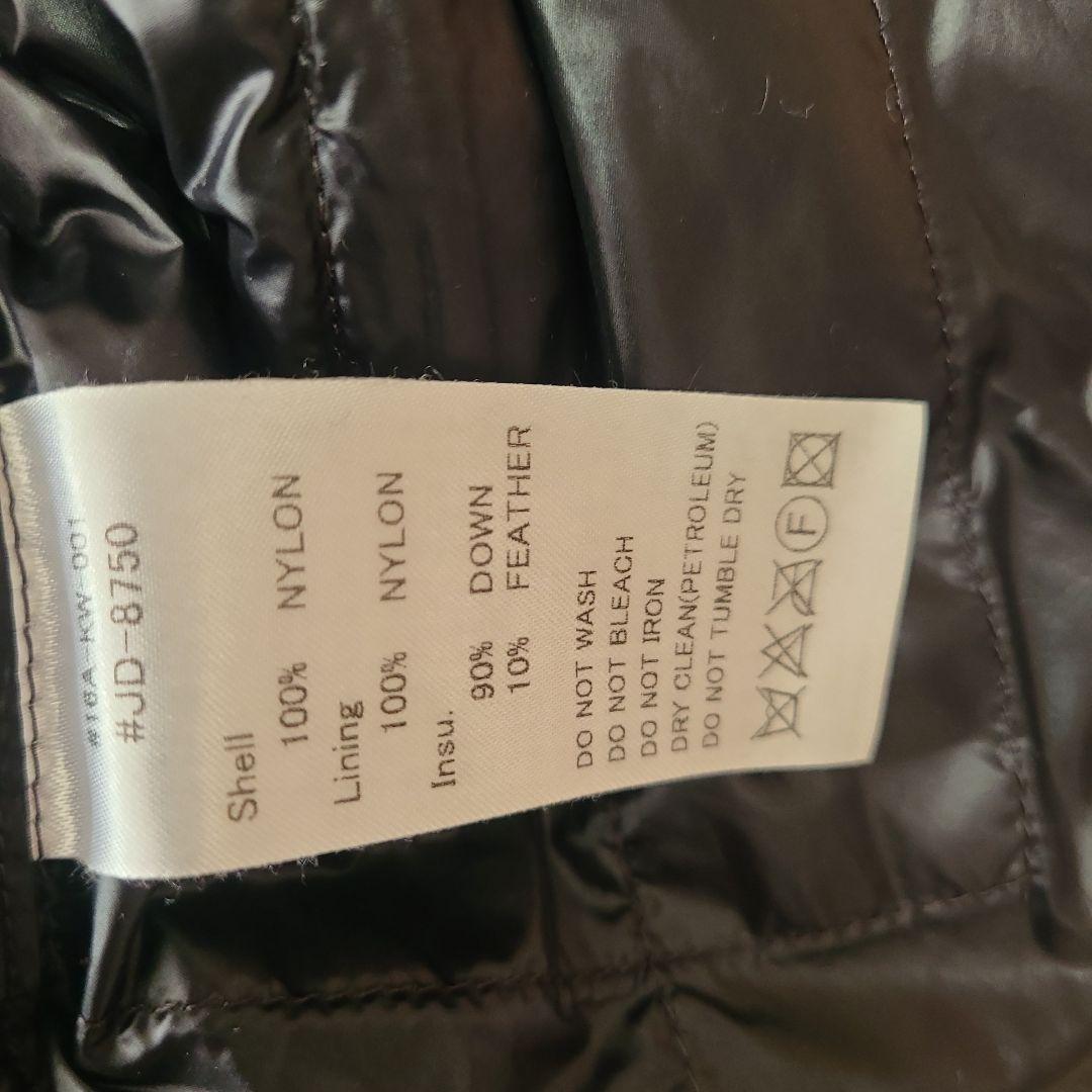 DANTON ブラック ダウンベスト M