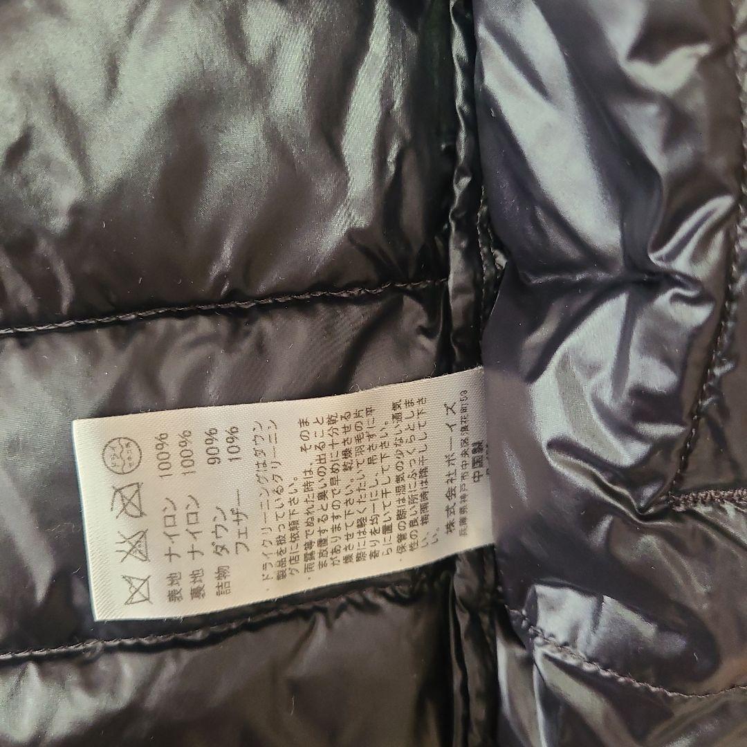 DANTON ブラック ダウンベスト M