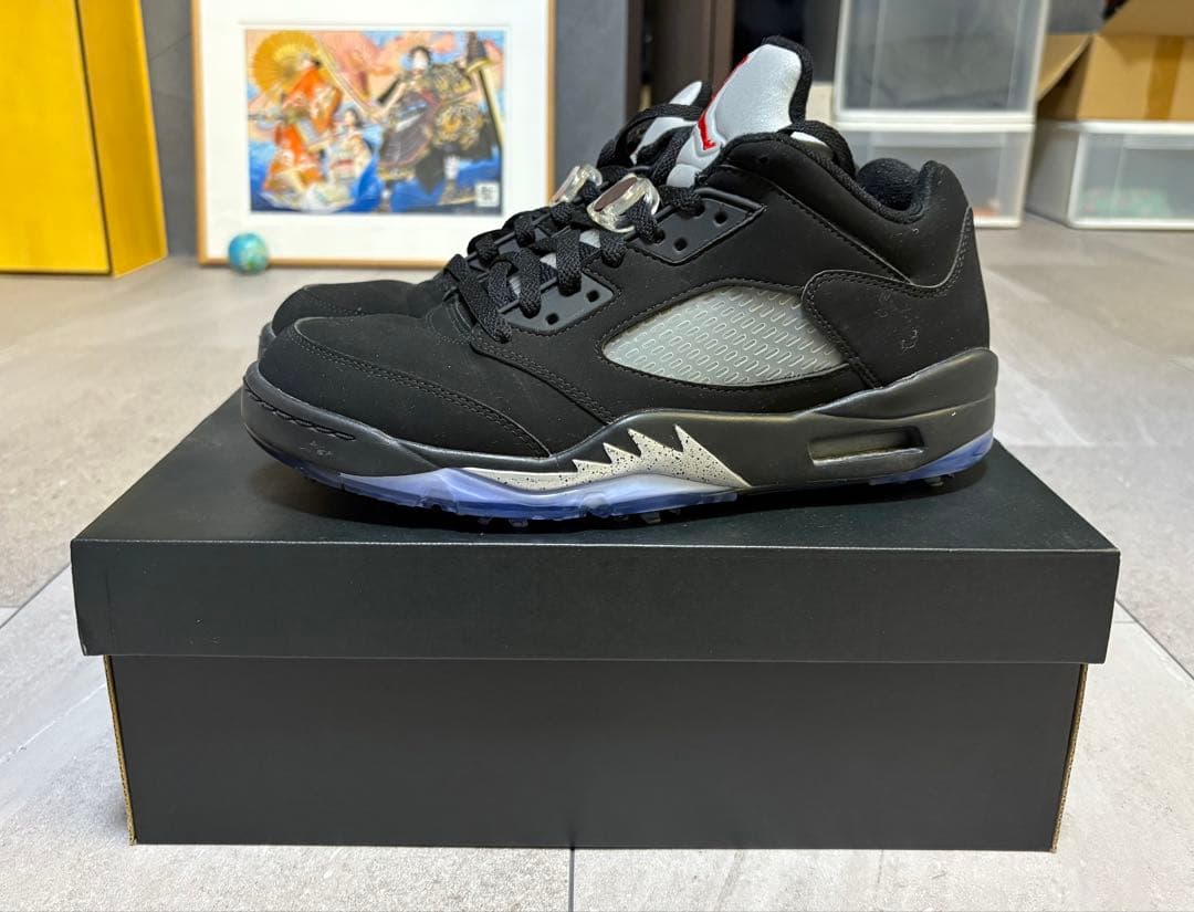 Air Jordan 5 Low Golf ブラック/グレー