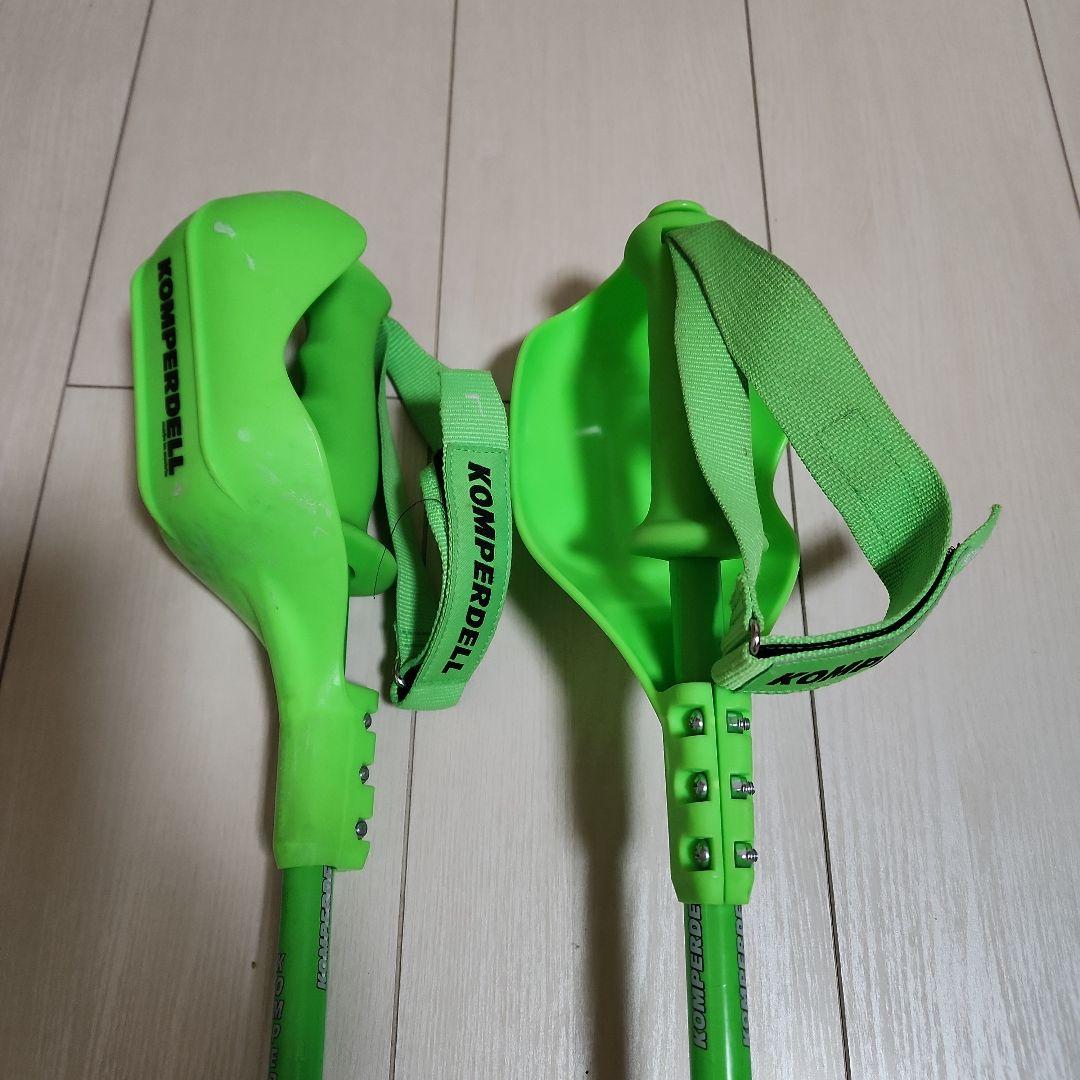 Komperdell Carbon スキー ストック グリーン