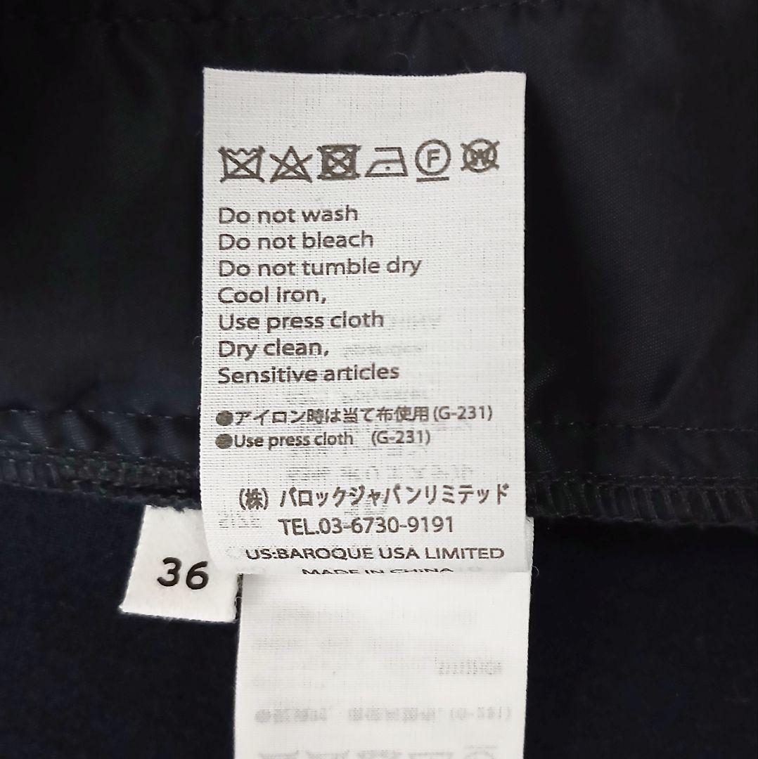 美品 エンフォルド 定価4万2千 タックソリッドジャケット 36 ネイビー 近年